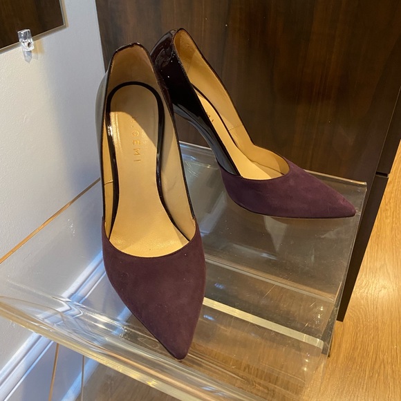 STUNNING M Gemi Eggplant Stilettos! - Picture 3 of 7